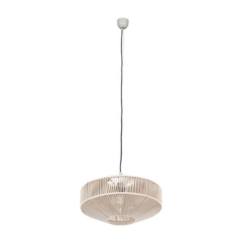 Lampe suspendue en corde Svea Ø 46 cm Trio 4017807617252