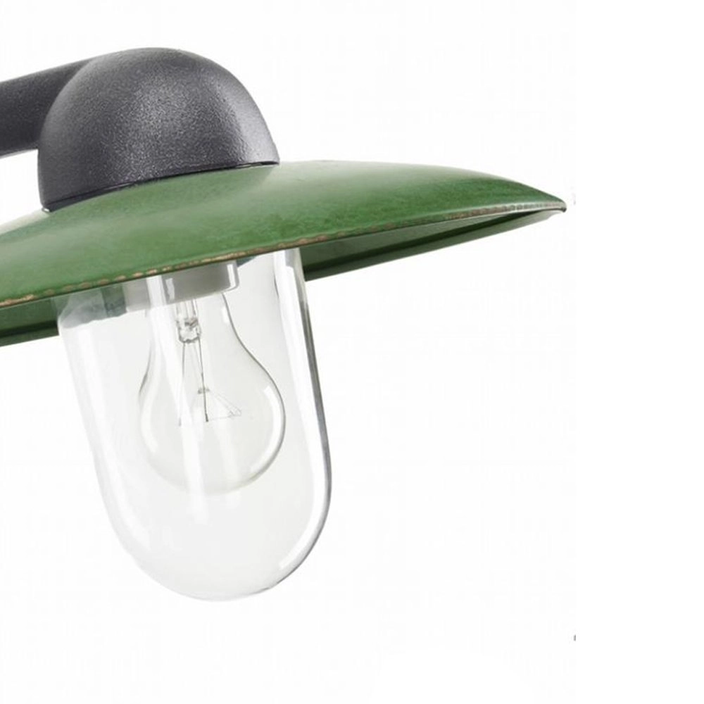 Lampe extérieure de l'industrie Fabrique anthracite avec vert rétro KS 8714732118897