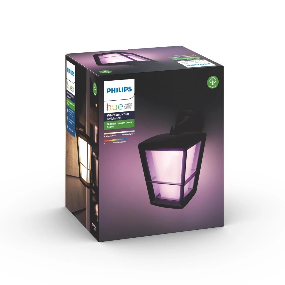 Lampe d'extérieur Hue Econic carré noir Philips 8718696170588