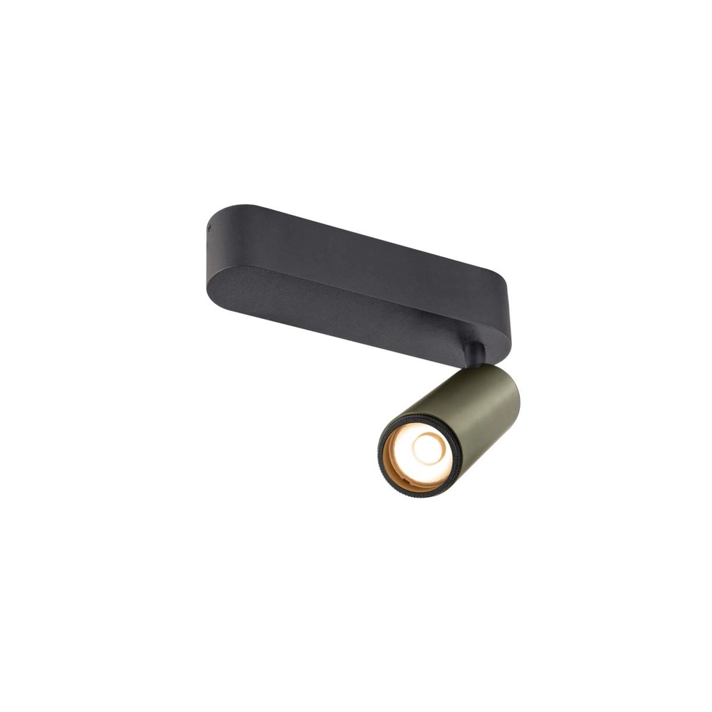 Spot monté en surface Grip! M bronze avec noir 2700K SLV 4024163304641
