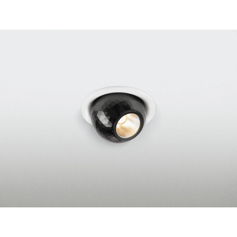 Spot encastré Dysko blanc avec noir SLV 4024163316705