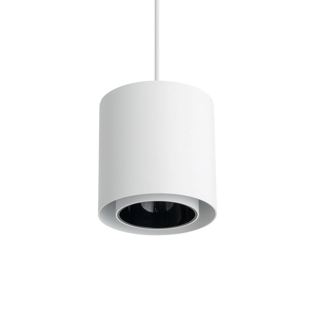 Lampe pendante moderne Point Duo blanc Ø 13cm Lyora 5903139115100