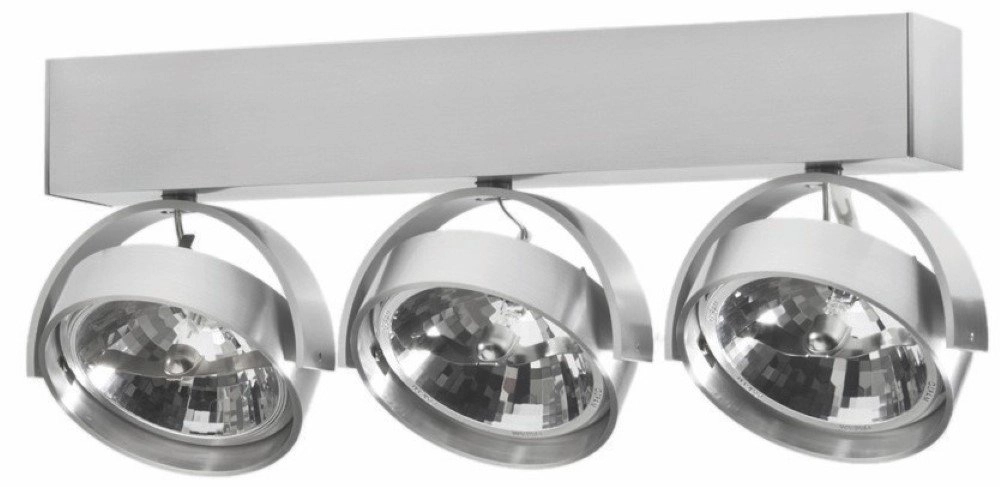 Spot 12 volts Dutchess 3 lumières, gris