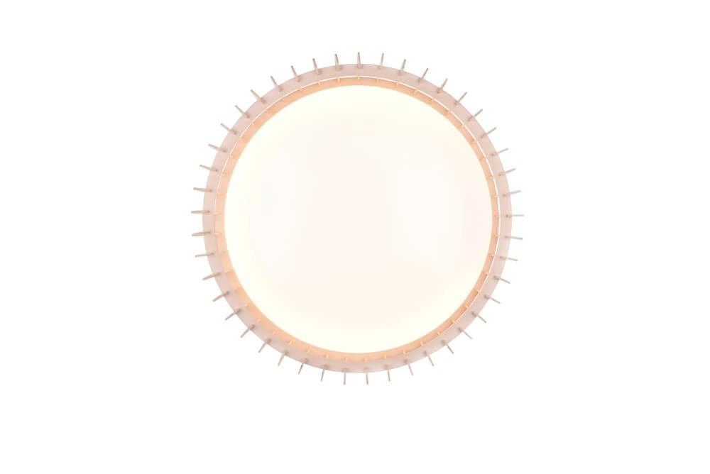 Plafonnier Monte 60cm bois marron Trio 4017807504613