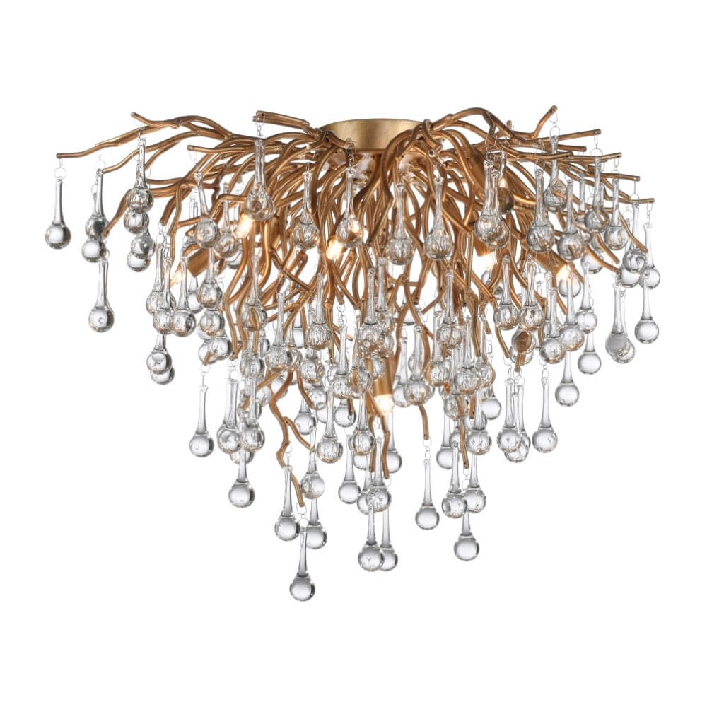 Lustre Icicle laiton 50cm Lustre Icicle laiton 50cm