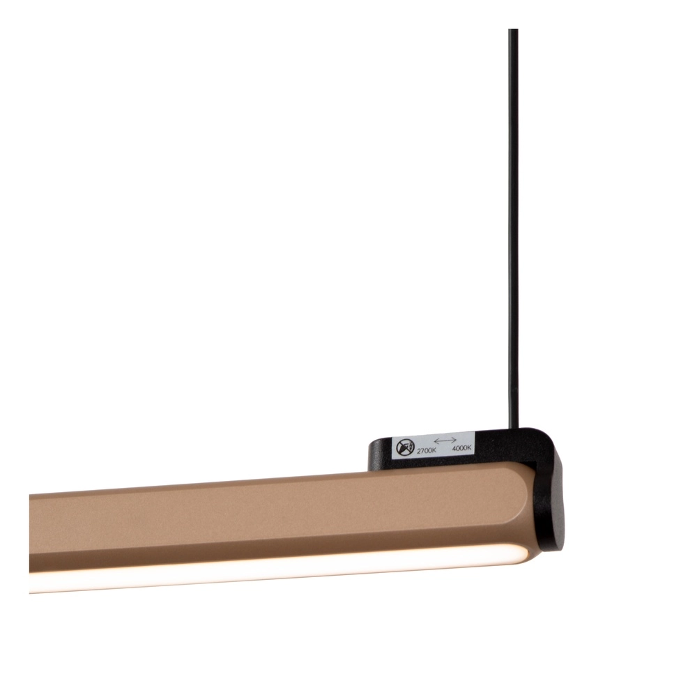 Suspension LED élégante Braga 150cm - champagne Premium by Lucide 5411212234445