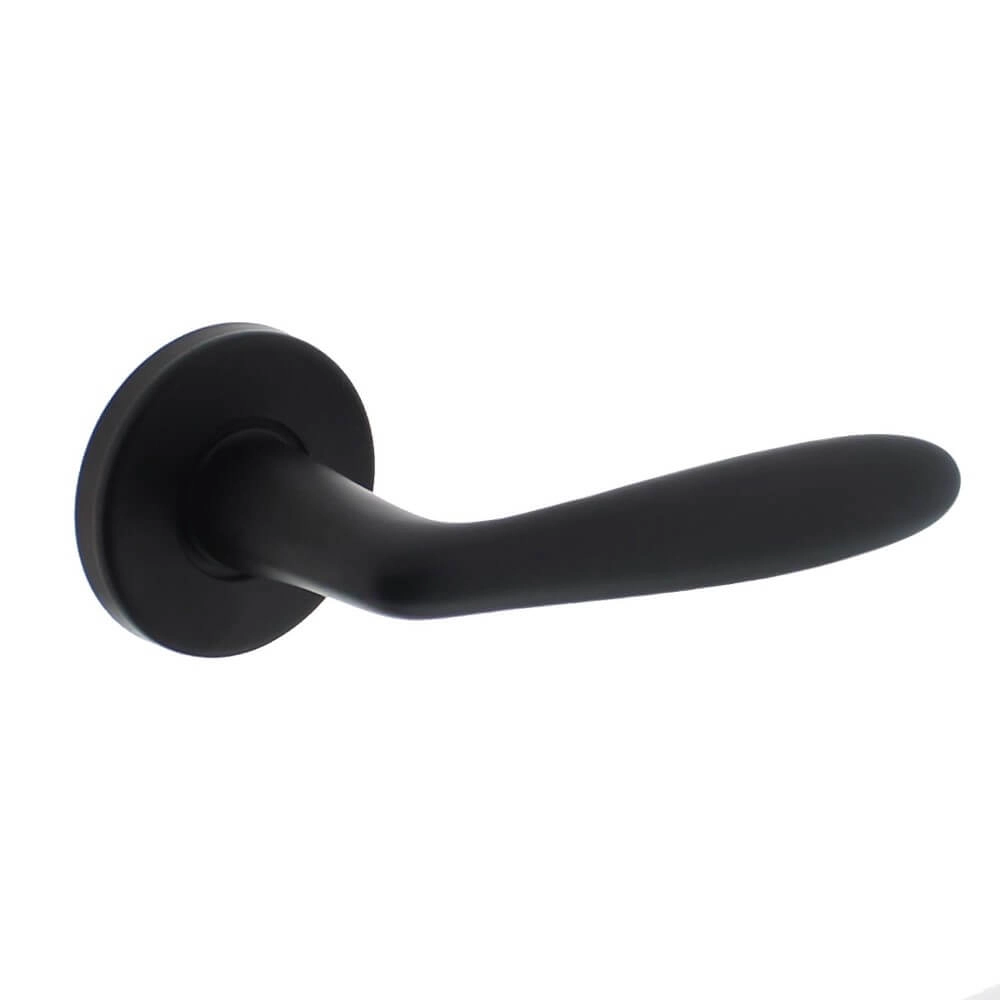 Poignée de porte moderne Phobos noir