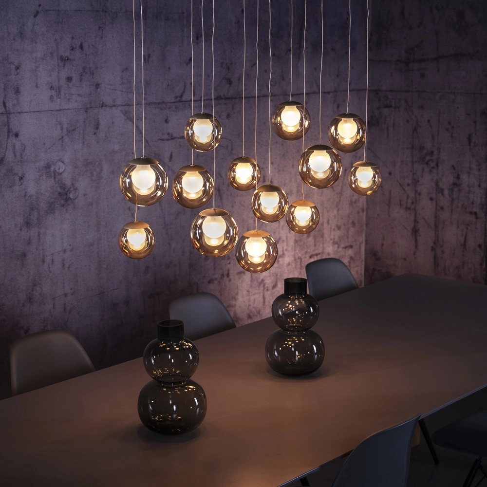 Lampe suspendue à 13 lumières Pure Popup Bronce Paul Neuhaus 4012248398319