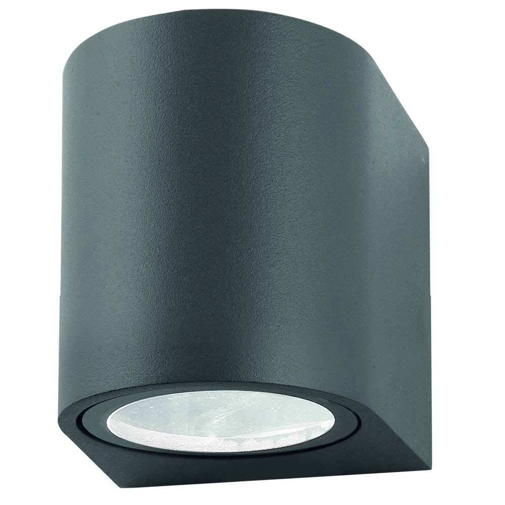 Projecteur rond Nero Duvet gris