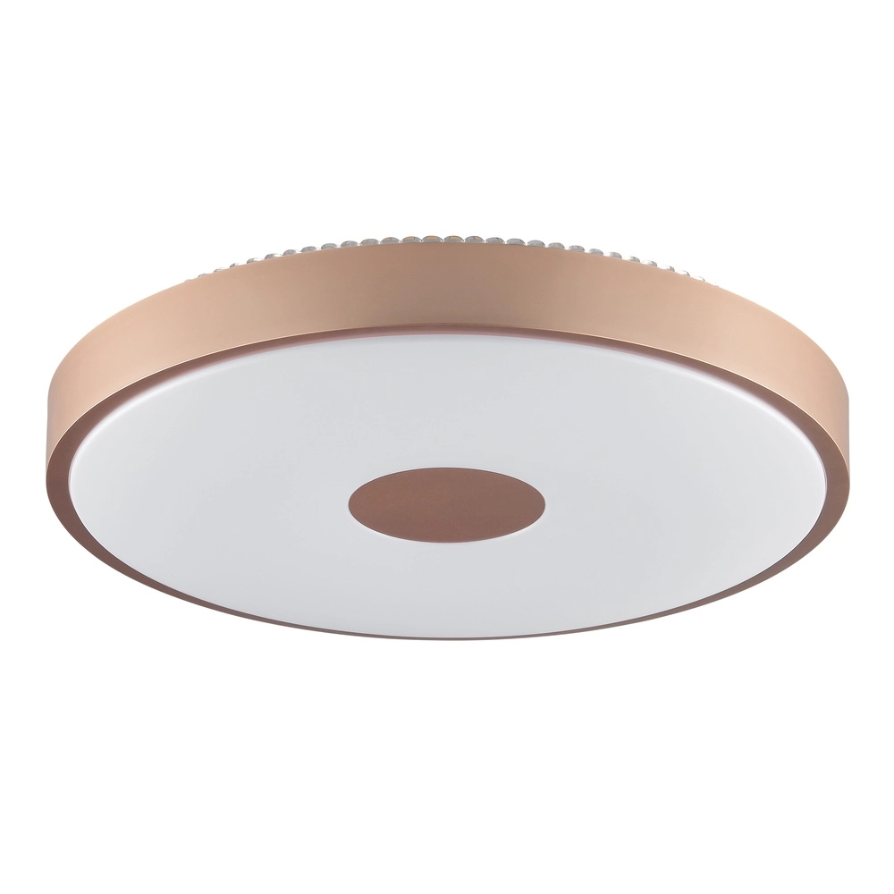 Éclairage de plafond Tavis or rose Ø 44,5 cm Brilliant 4004353477584