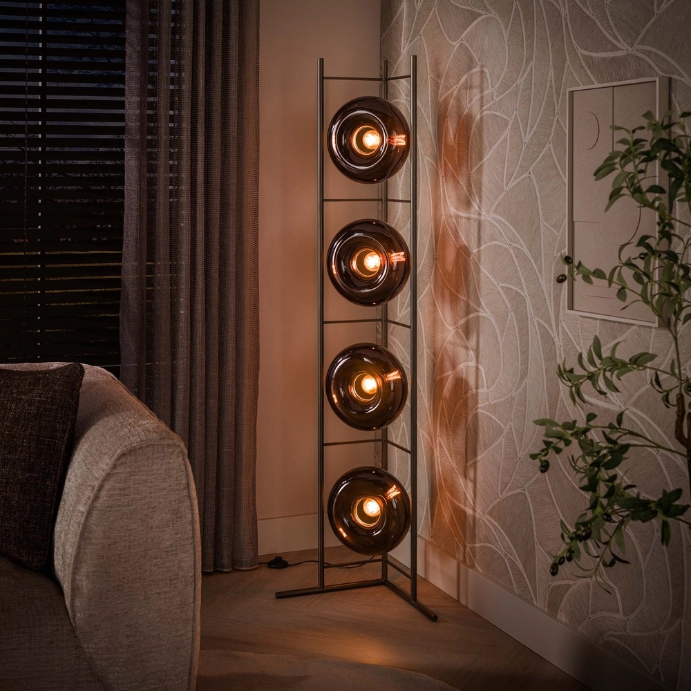 Lampadaire moderne Soll Sienna Brown