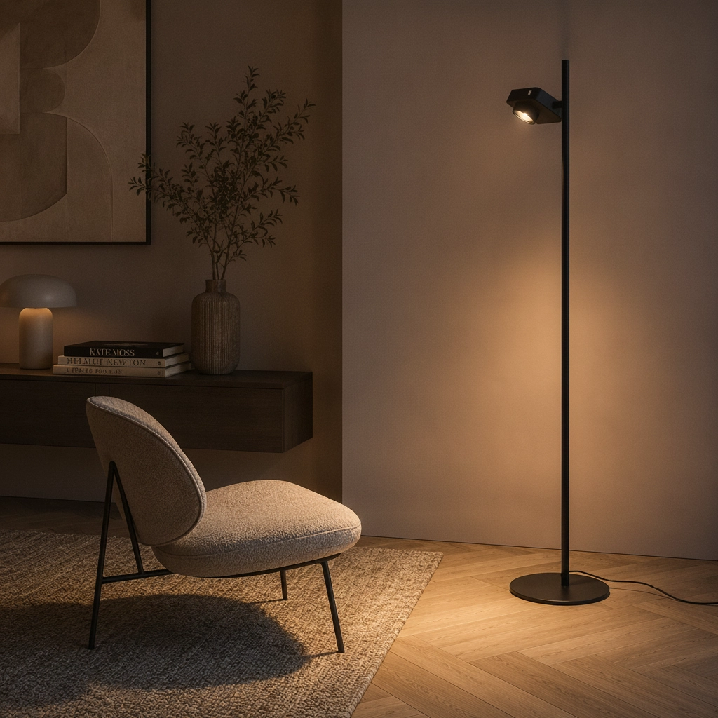 Lampadaire Kedros noir