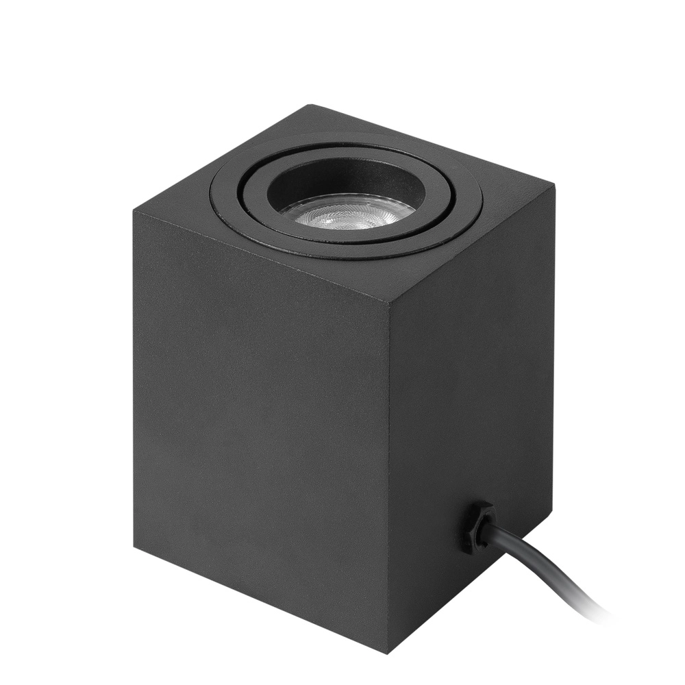 Lampe de table élégante Rebel Carré Noir 9.5cm Lampe de table élégante Rebel Carré Noir 9.5cm