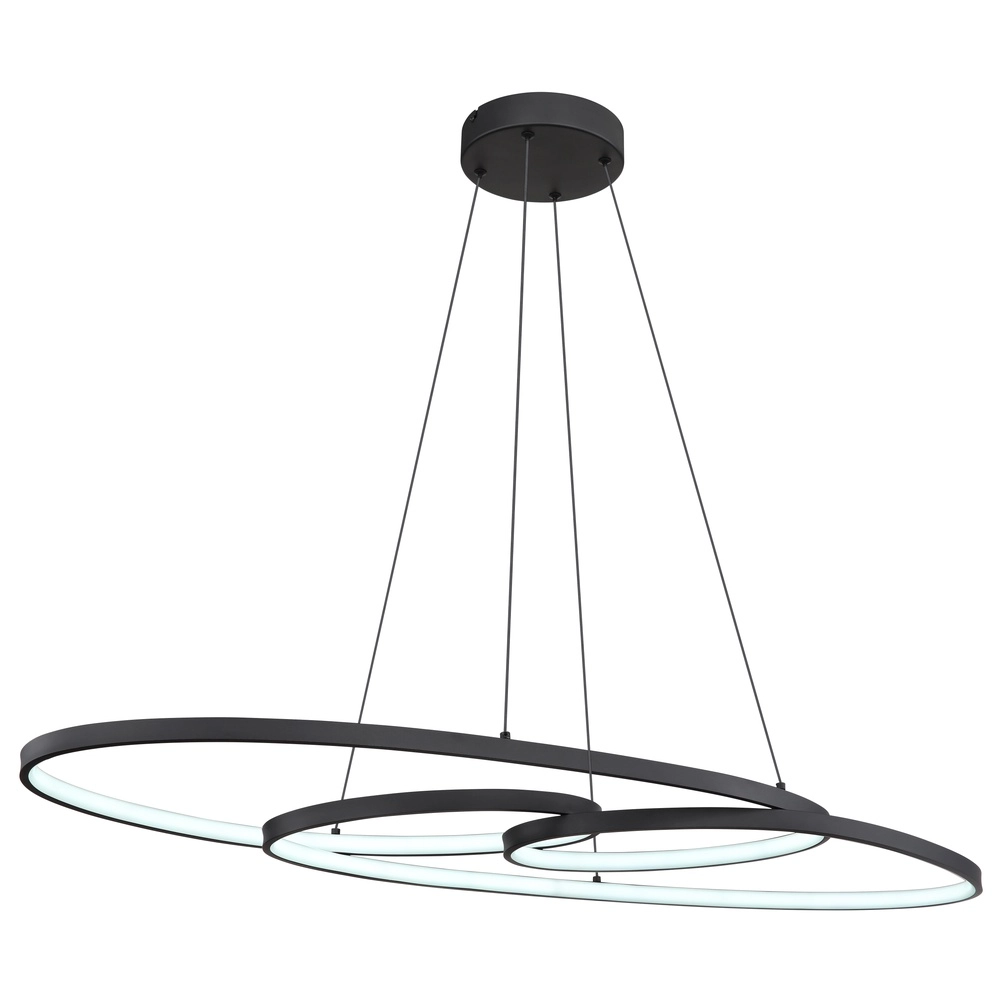 Lampe pendante de conception Spira Noir Globo 9007371450251