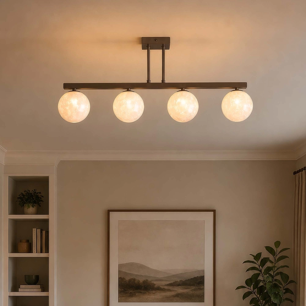 Lampe de plafond à design Frosty Bronze 4 légers Searchlight 5,05342E+12