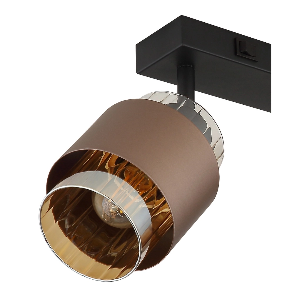 Lampe de plafond à design Milley 2-noir clair Globo 9007371583348