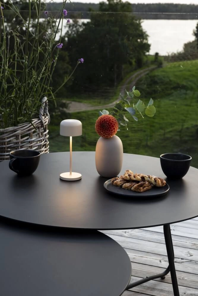 Lampe de table rechargeable Lille mini couleur sable KonstSmide 7318307835335