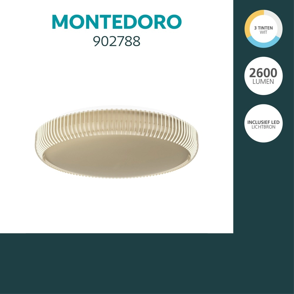 Lampe de plafond blanche Montedoro Ø 40cm Eglo 9008606399697
