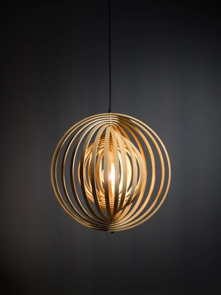 Lampe suspendue en bois Woody Ø 59 cm ETH 8720195305330