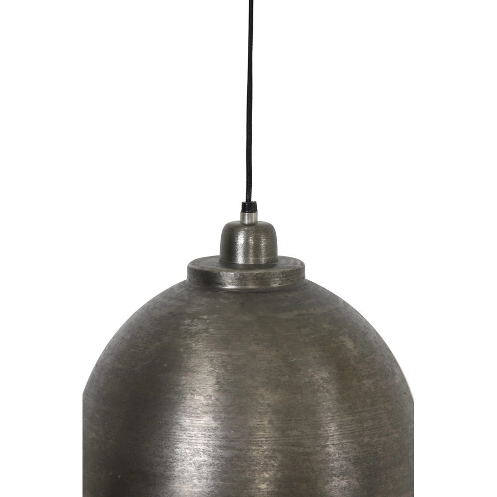Lampe suspendue Kylie gris argenté Ø 30cm Light & Living 8717807203788