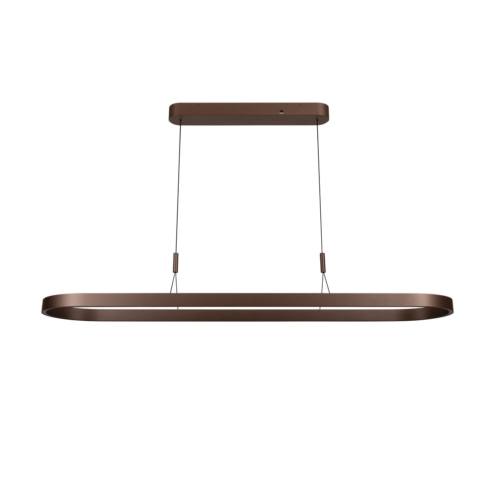 Lampe suspendue ovale Liane Brun rouille Lucide Vibes 5411212461117