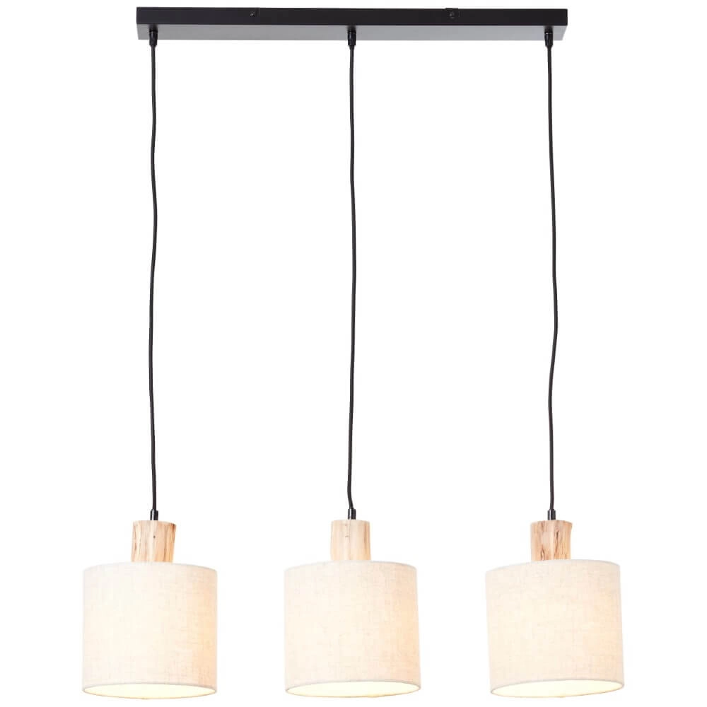 Lampe suspendue rurale à 3 lumières Pia Brilliant 4004353396557
