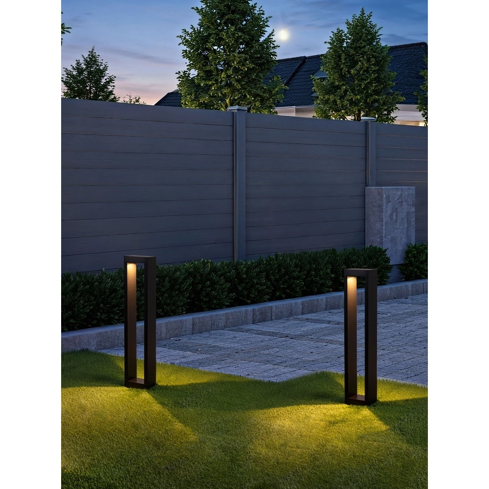 Lampe de jardin noire Dolix 60 cm - 3000 00 00 000 000 Lyora 5212017488206