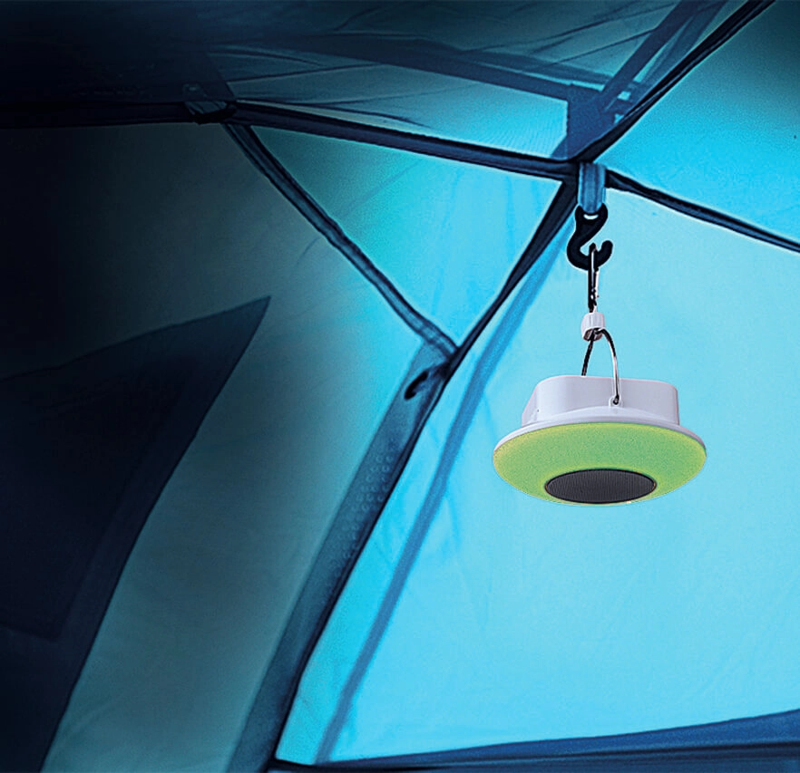 Lampe de table Disc RGB blanche GardenLights 5907800858907