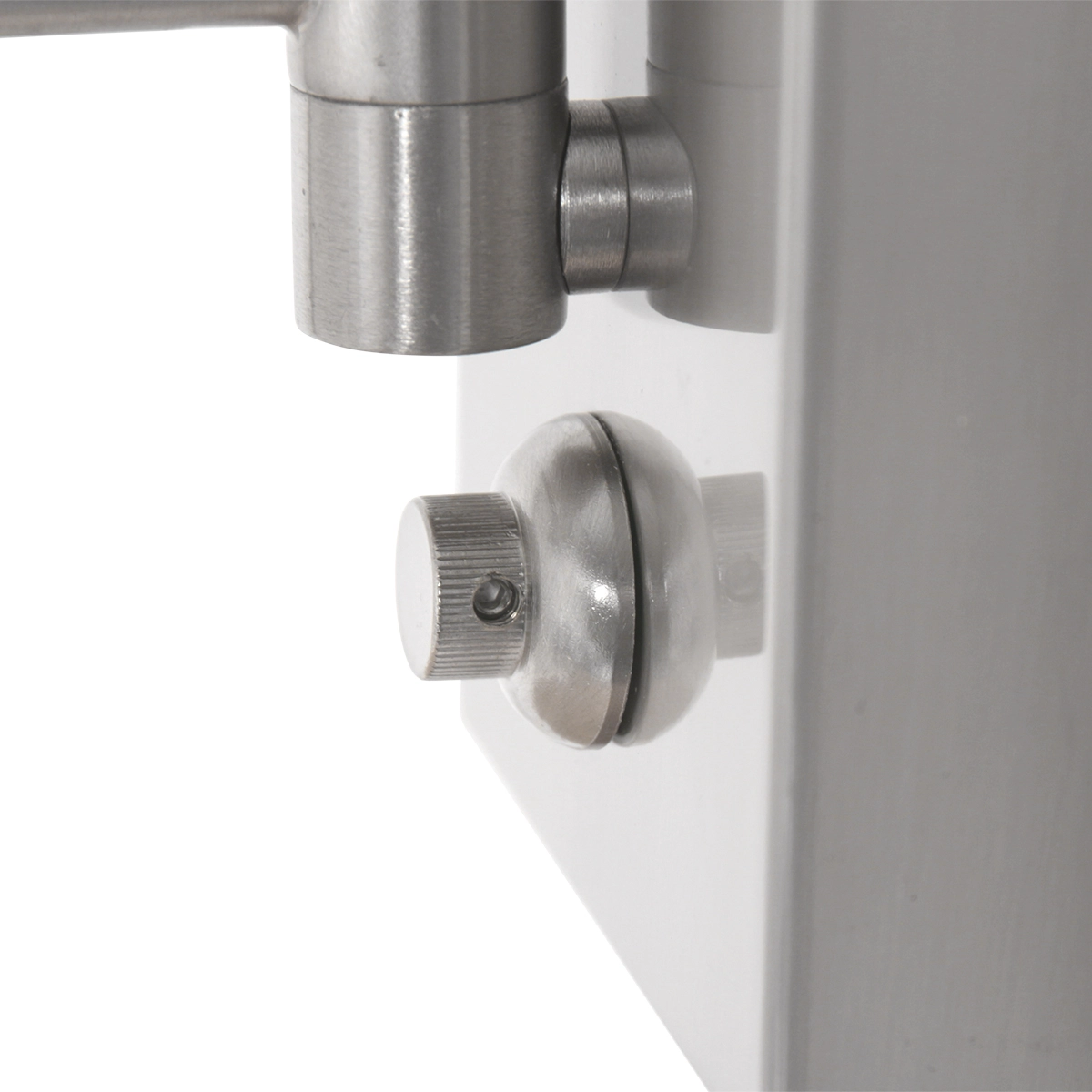 Lampe de lecture murale Prestige Chic Acier inoxydable avec abat-jour en lin blanc de 30 cm Steinhauer 8712746145786