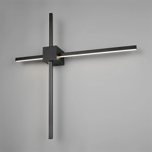 Lampe murale moderne Cassino noir 67,5 cm Trio 4017807683202