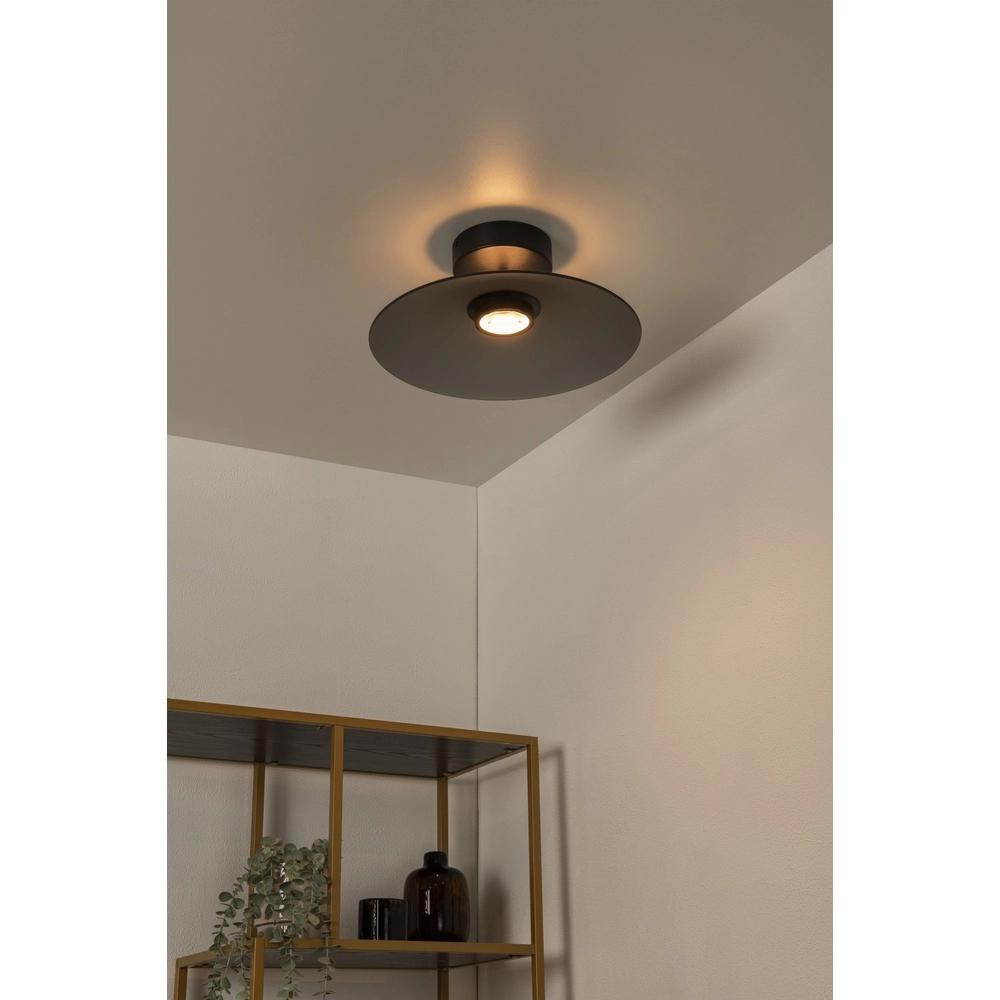 Lampe de plafond élégante Menga Ø verre fumé de 40 cm Premium by Lucide 5411212251237