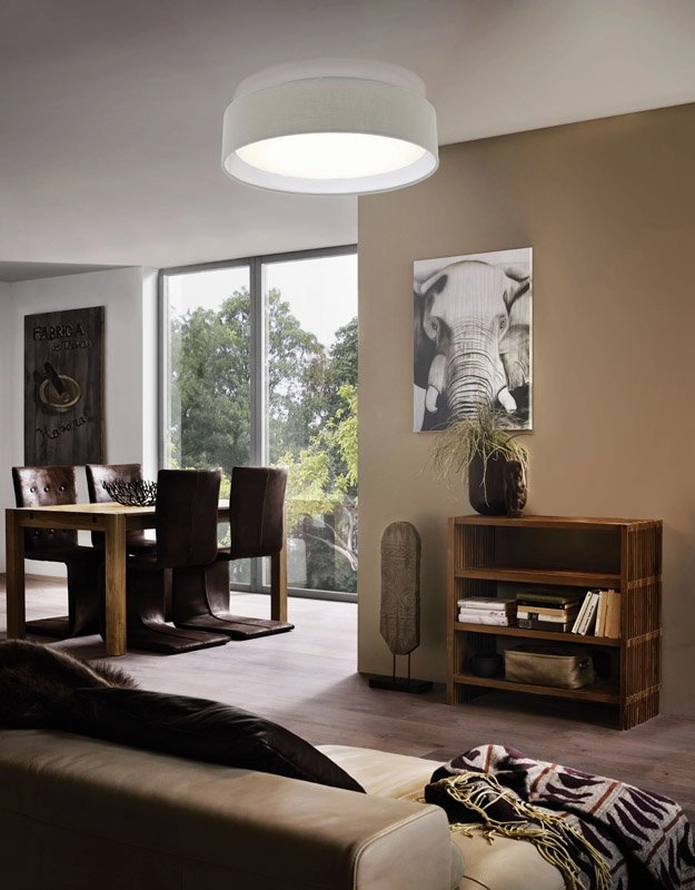 LED plafonnier Pasteri 32 cm taupe Eglo 9002759315894