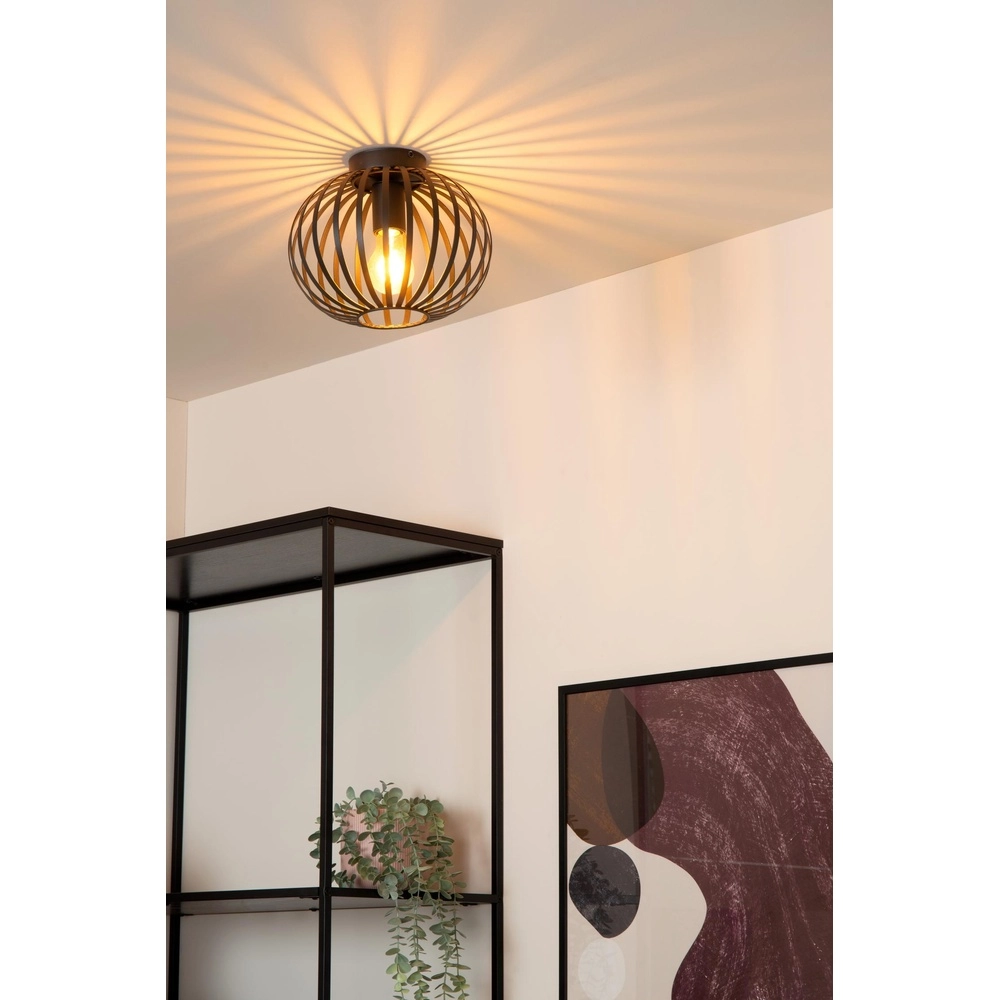 Lampe de plafond Manuela Ø 25cm noir Lucide 5411212810236