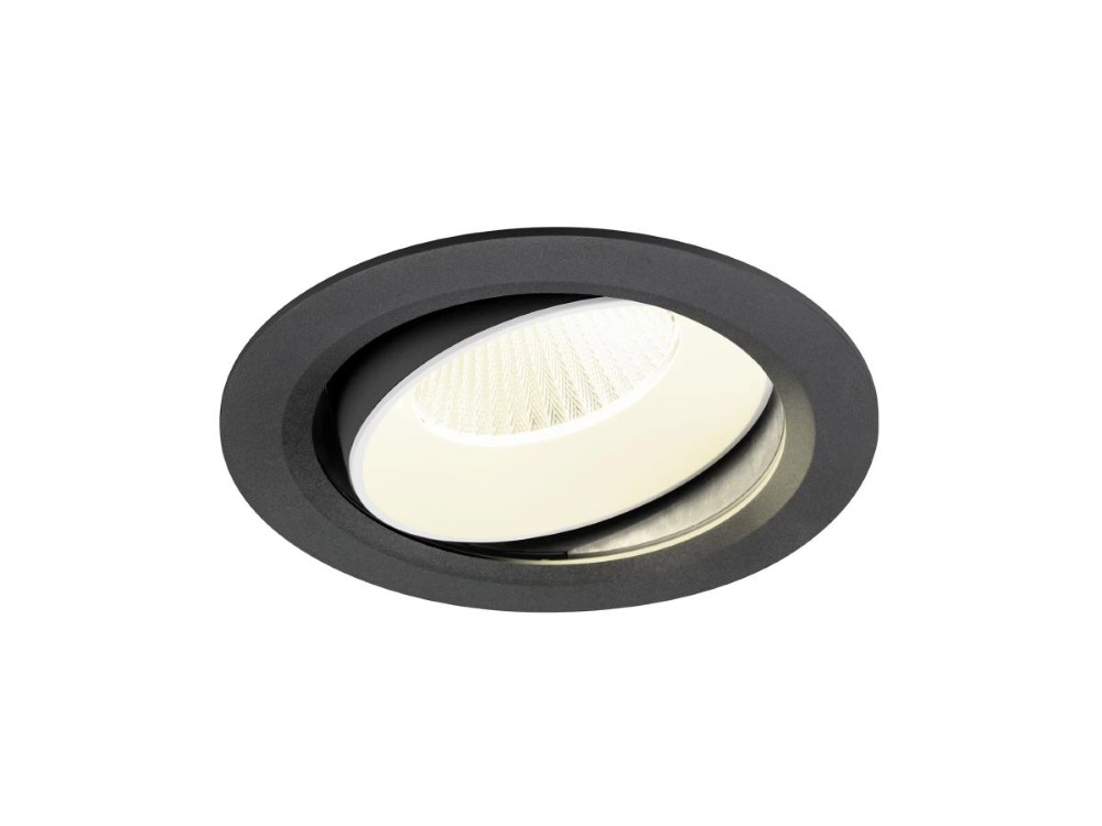 Spot encastré Numinos Move XL noir/blanc 4000K - 40 deg