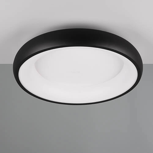 Plafonnier LED Cardona noir - Ø 45cm Trio 4017807613902
