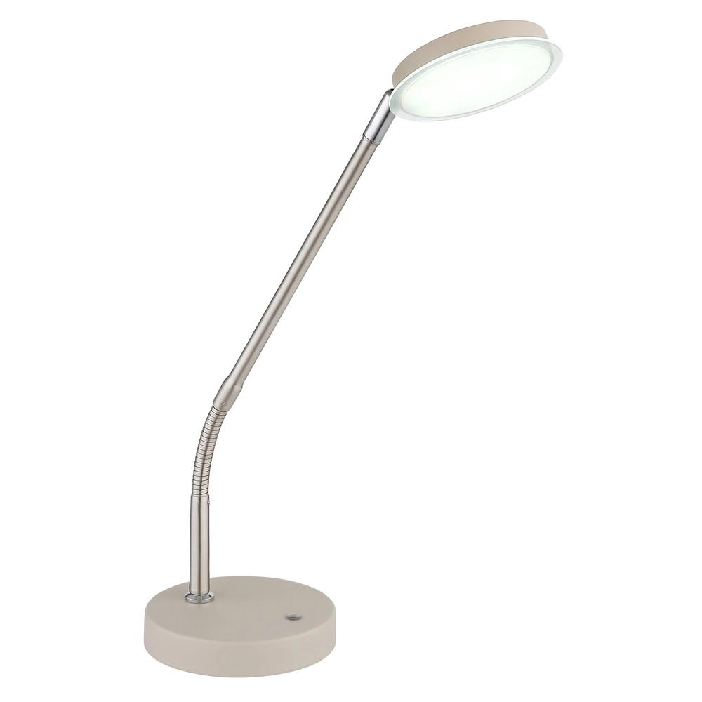 Lampe de bureau Silvio brun sable Globo 9007371593033