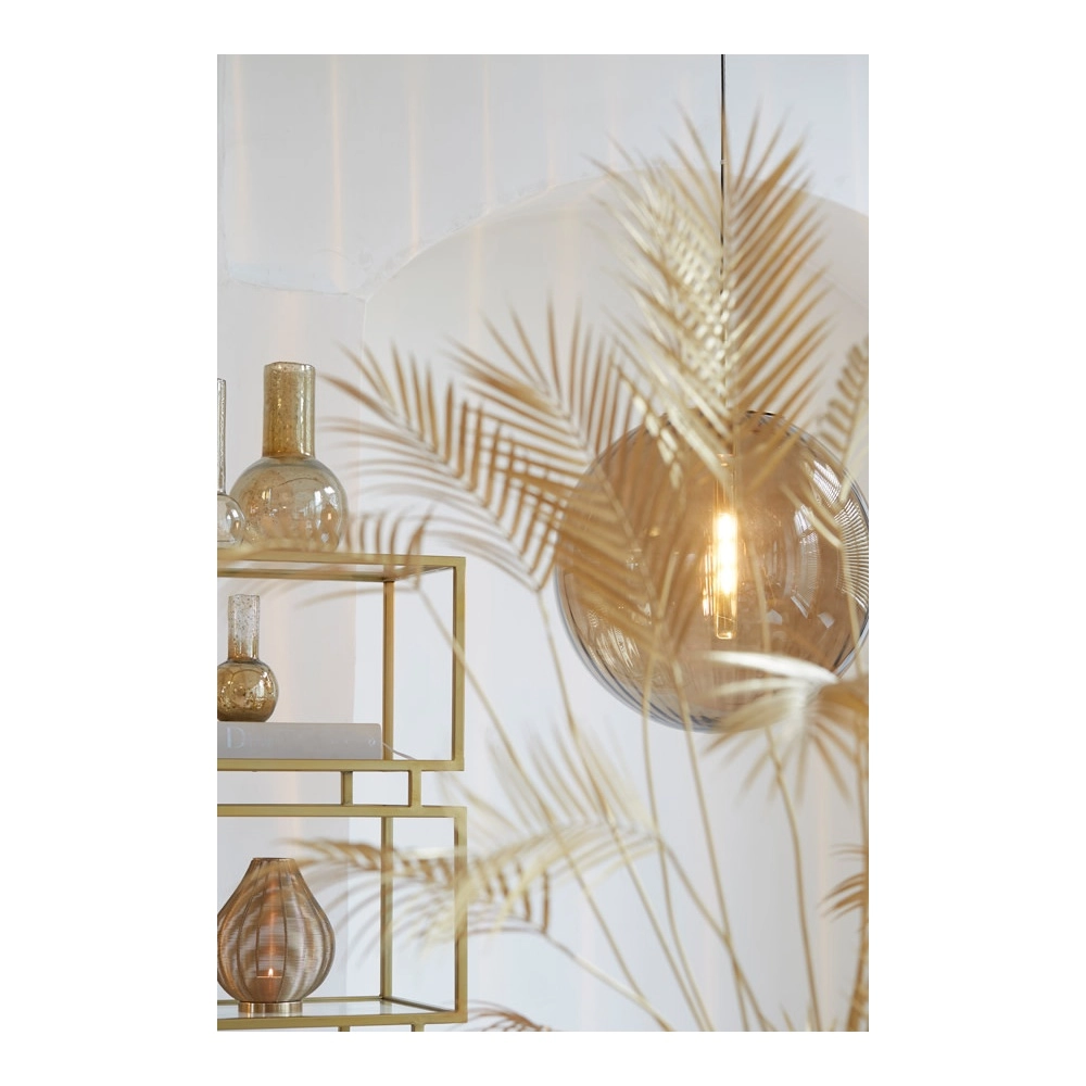 Lampe suspendue Magdala Ø 48cm d’ambre Light & Living 8717807636319