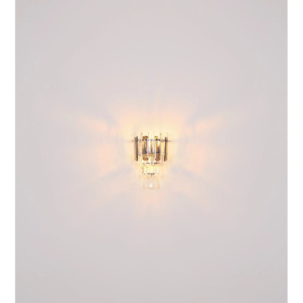 Lampe murale Orgina Chrome avec cristal Globo 9007371484140