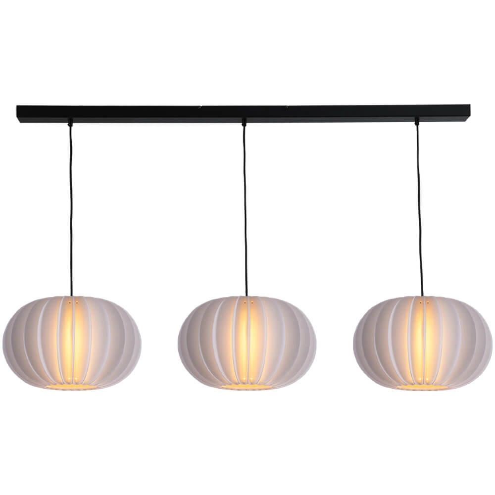 Lampe suspendue 3 lumières Arena avec hottes Ø40cm