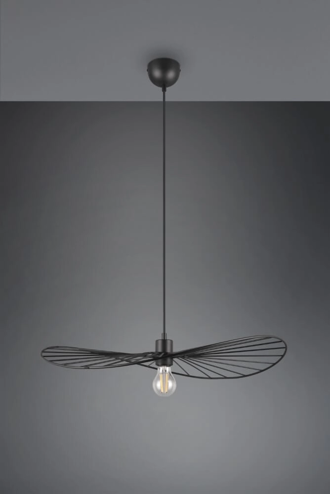 Lampe suspendue Chapeau noir Trio 4017807574081
