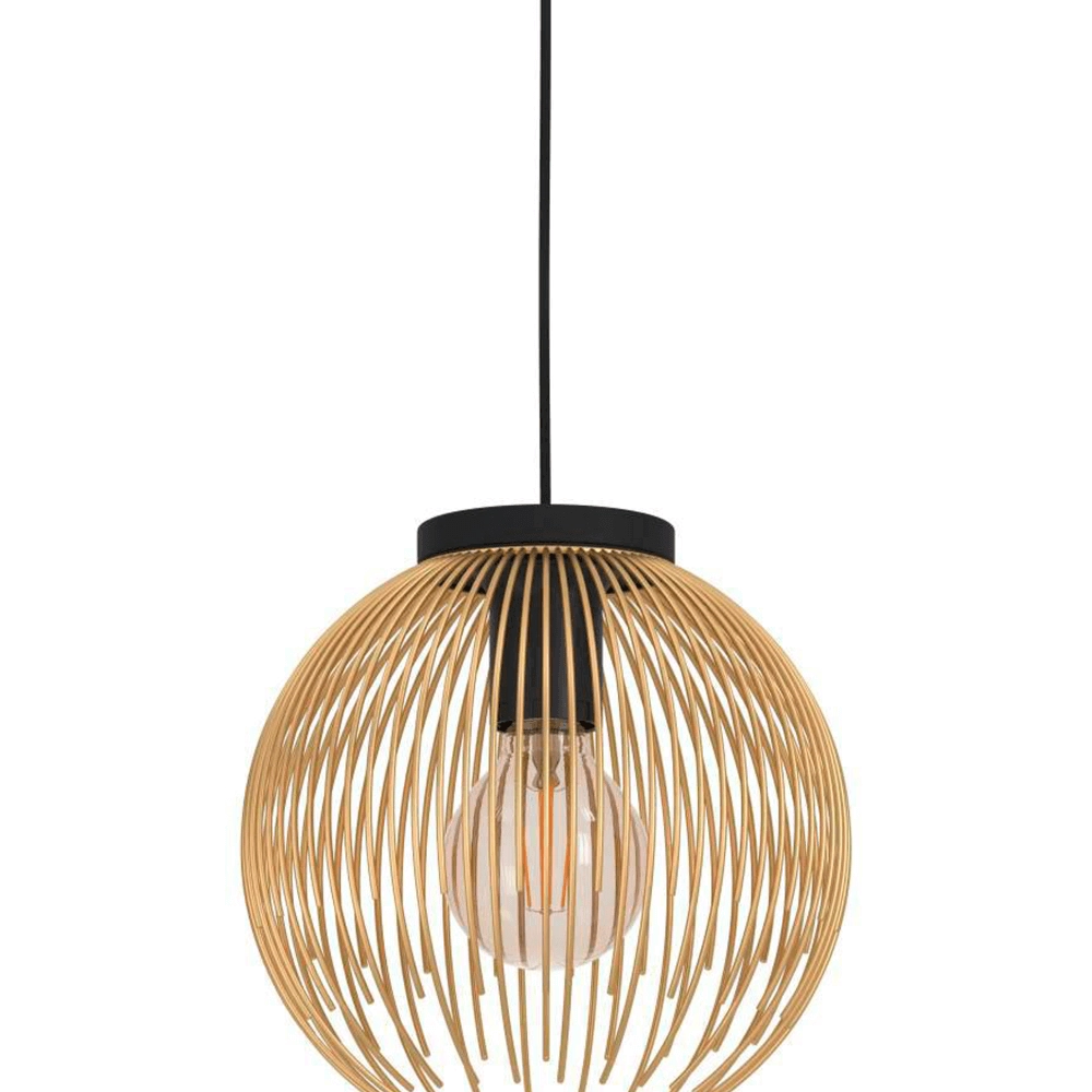 Lampe de salle à manger dorée Venezuela Eglo 9008606242795