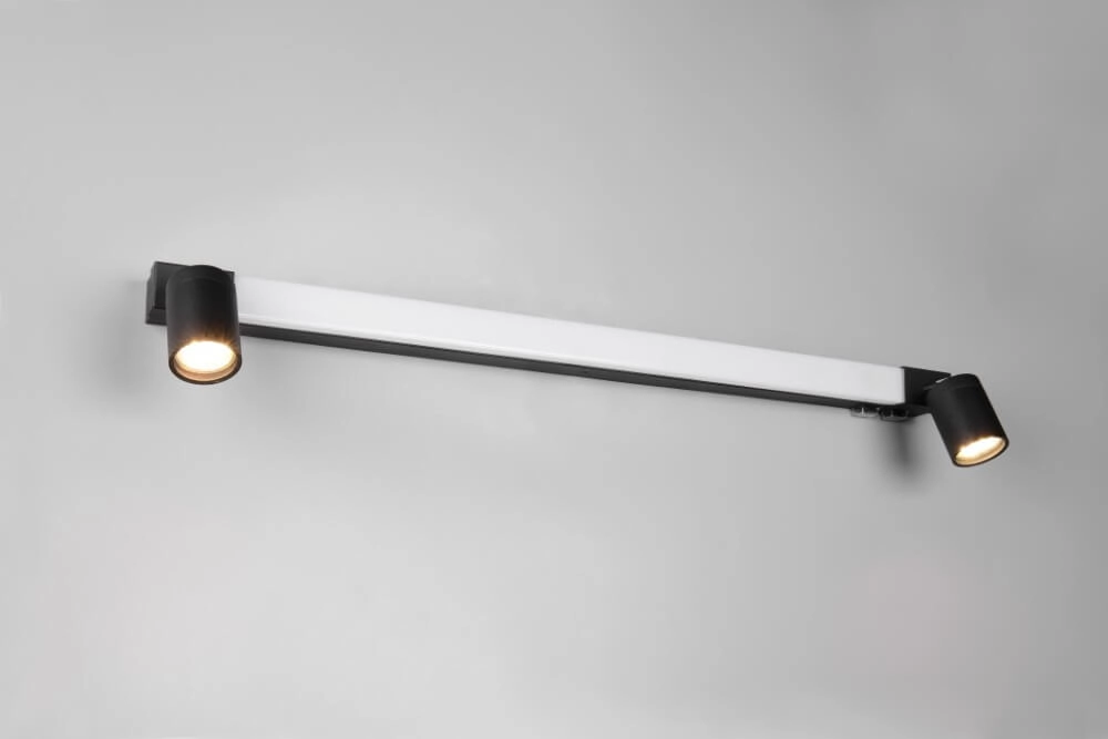 Lampe miroir Enrico 90 cm - noir Trio 4017807615654