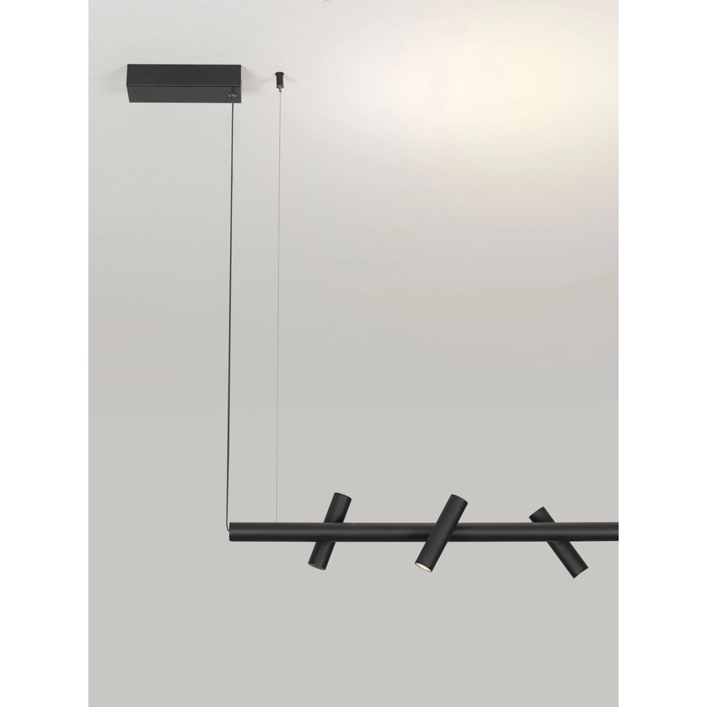 Lampe pendante de salle à manger Avelo Noir Lyora 5212063501577
