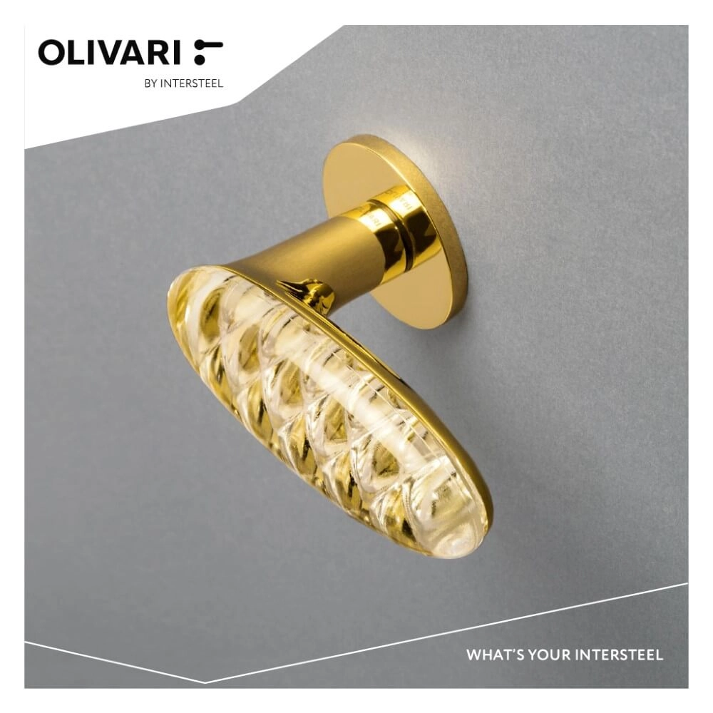 Poignée Crystal Diamond laiton Olivari 8714186503591