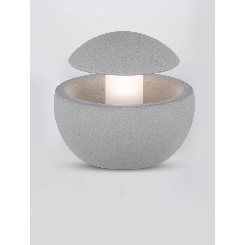 Lampe de jardin design Minor gris béton Lyora 5212017454454