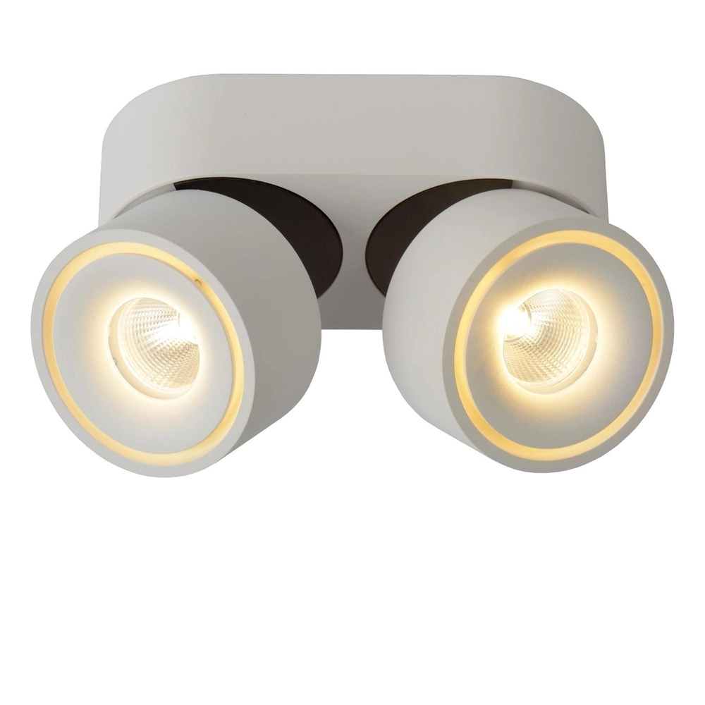 Projecteur de plafond Yumiko Double blanc Lucide 5411212351685