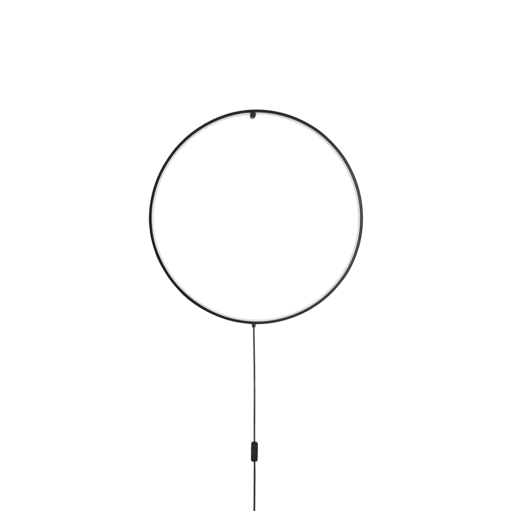 Lampadaire Ring noir Ø 45cm Lyora 5212017428134