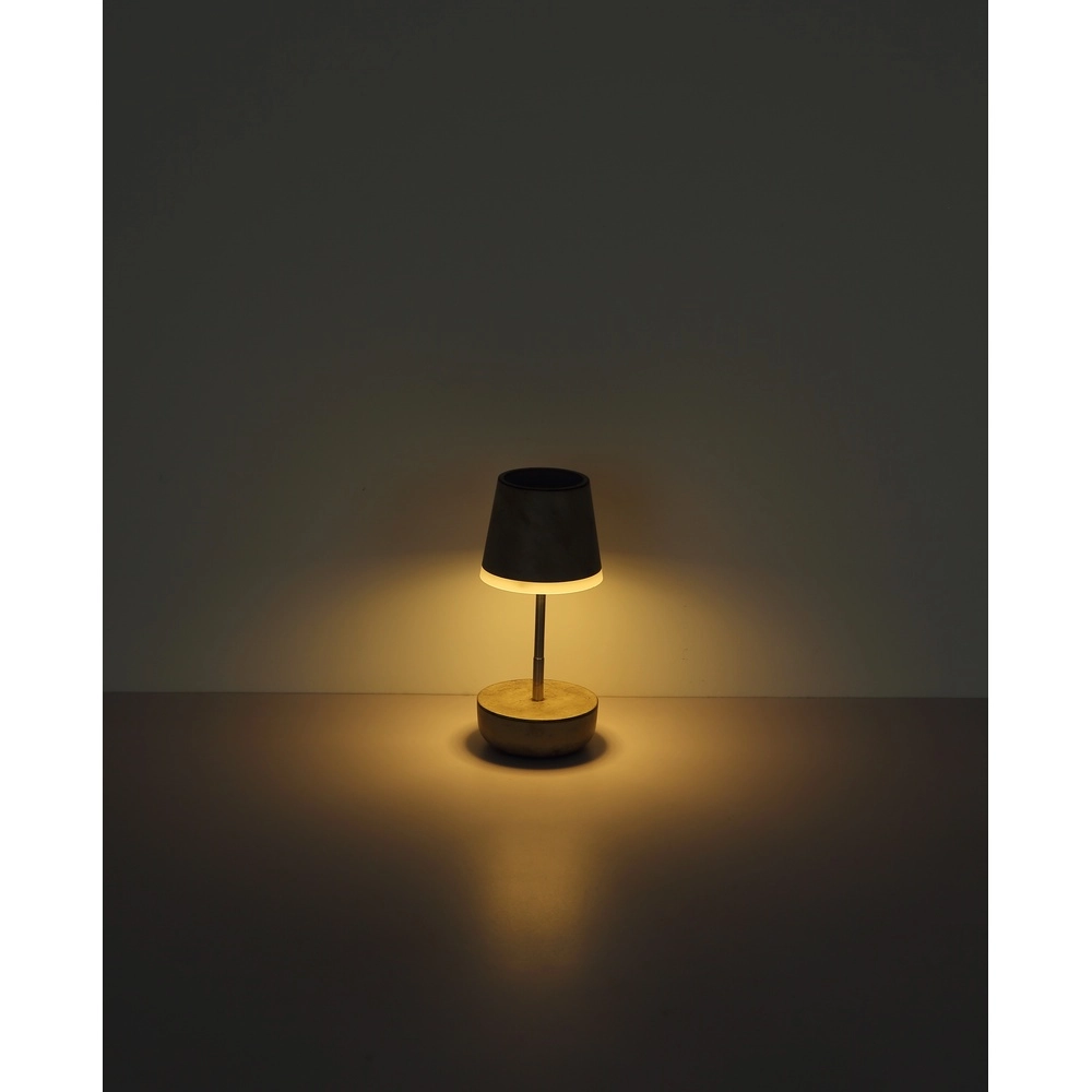 Lampe de table solaire Felina brun sable Globo 9007371516506