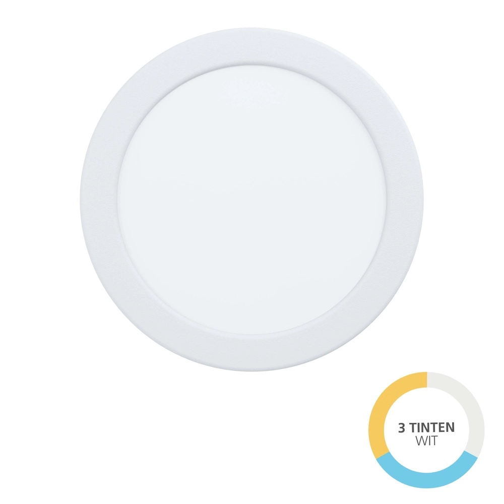 Lampe encastrée Fueva 6 rond - blanc - Ø 16,8 cm