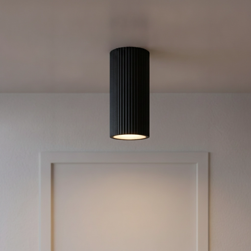 Spot de plafond Comet noir